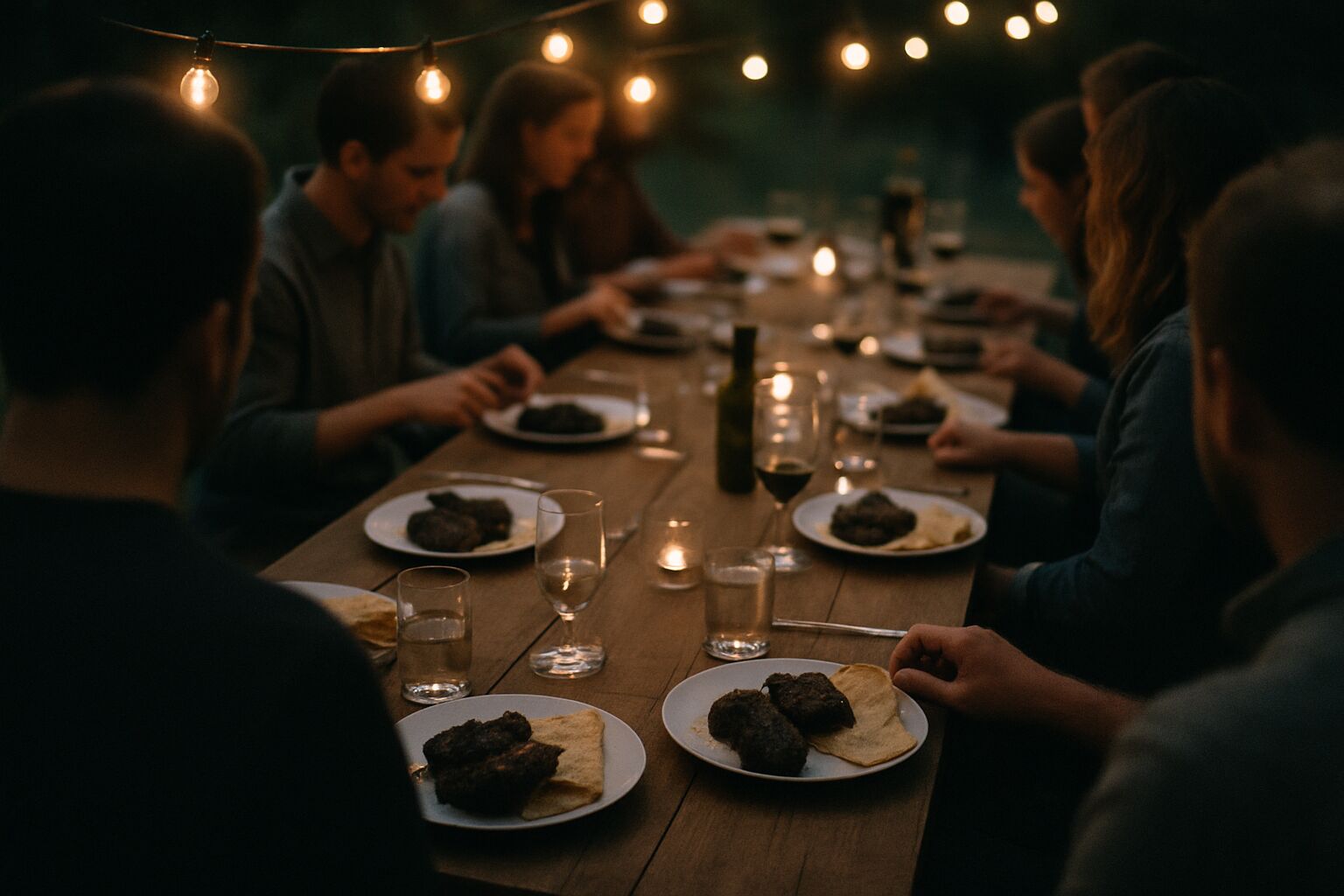 A catering job, last summer